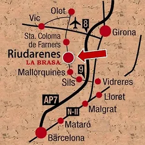 La Brasa De Hotel Riudarenes